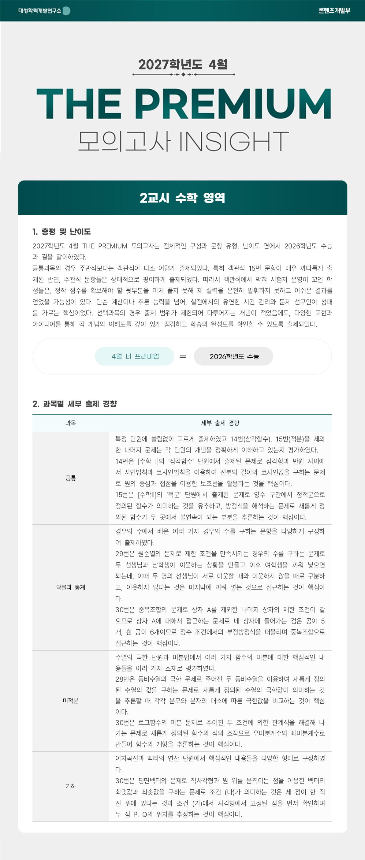 2027학년도 4월 THE PREMIUM 모의고사 INSIGHT 수학.jpg